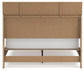 Cama Cielden Queen con cabecero y tocador con espejo