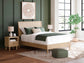 Cama Cielden Queen con cabecero y tocador con espejo