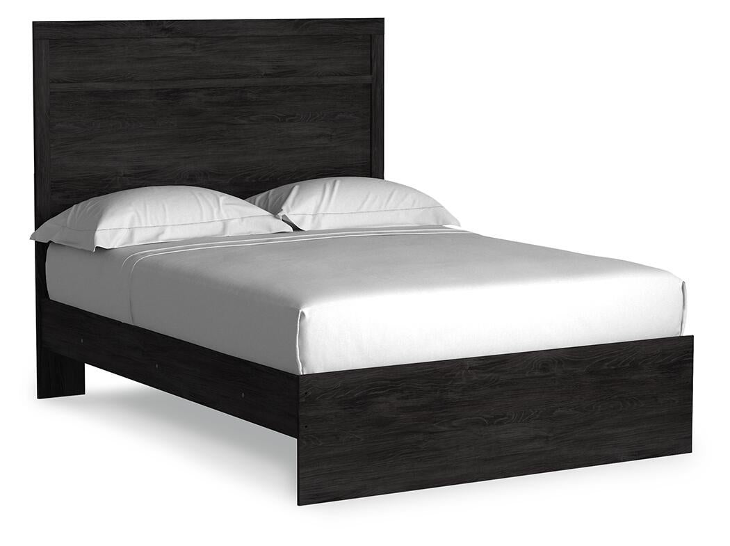 Cama Belachime de dos camas con cabecero y tocador con espejo