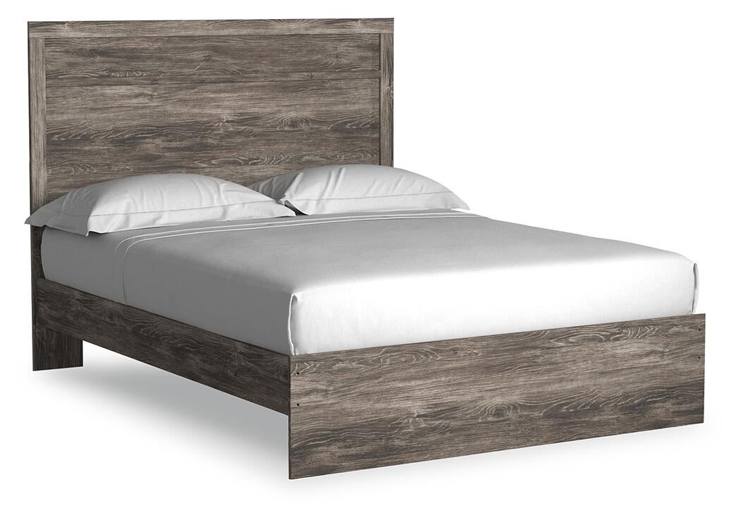 Cama Ralinksi Queen con cabecero y tocador con espejo