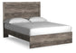 Cama Ralinksi Queen con cabecero y tocador con espejo