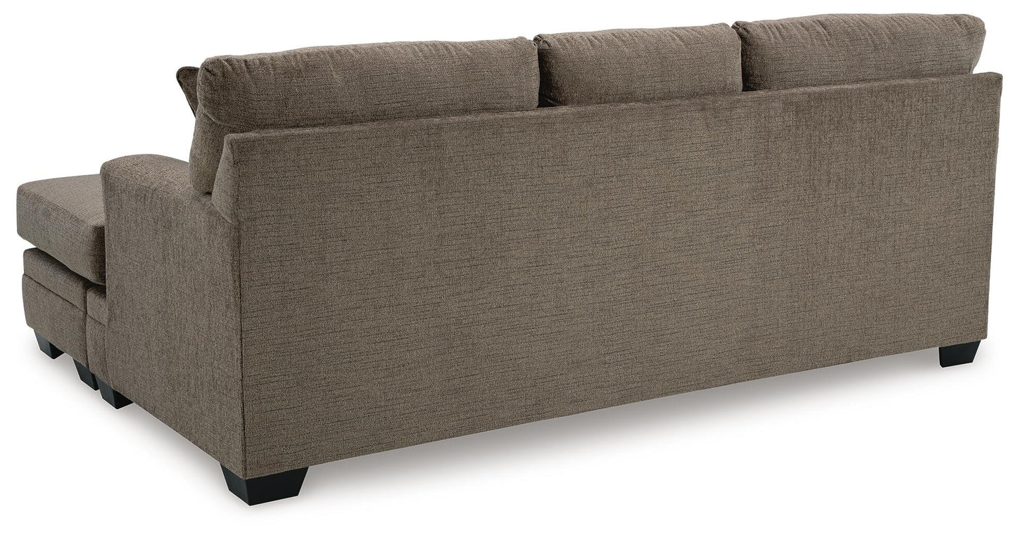 Sofá chaise longue, sillón y otomana Stonemeade