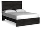 Cama Belachime Queen con cabecero y tocador con espejo