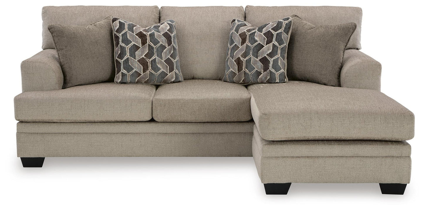 Sofá chaise longue, sillón y otomana Stonemeade