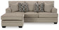 Sofá chaise longue, sillón y otomana Stonemeade