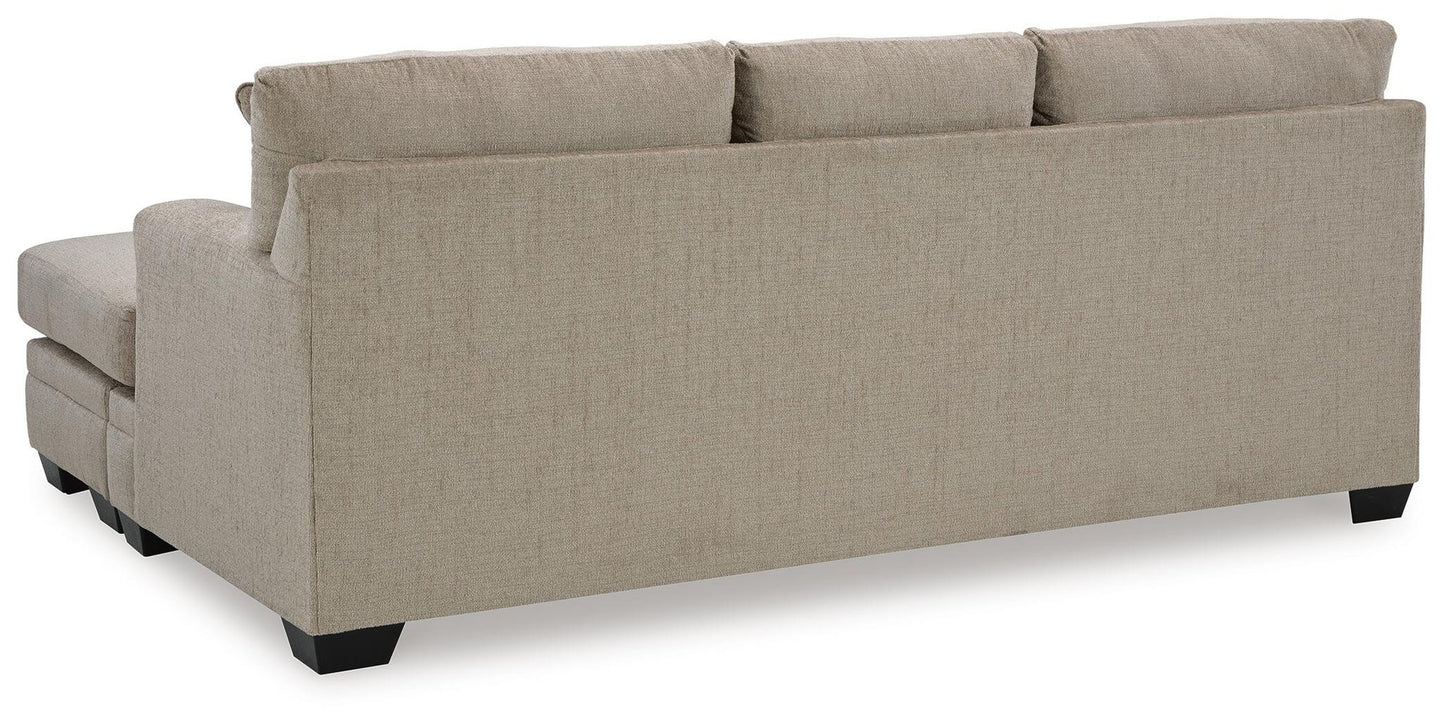 Sofá chaise longue, sillón y otomana Stonemeade