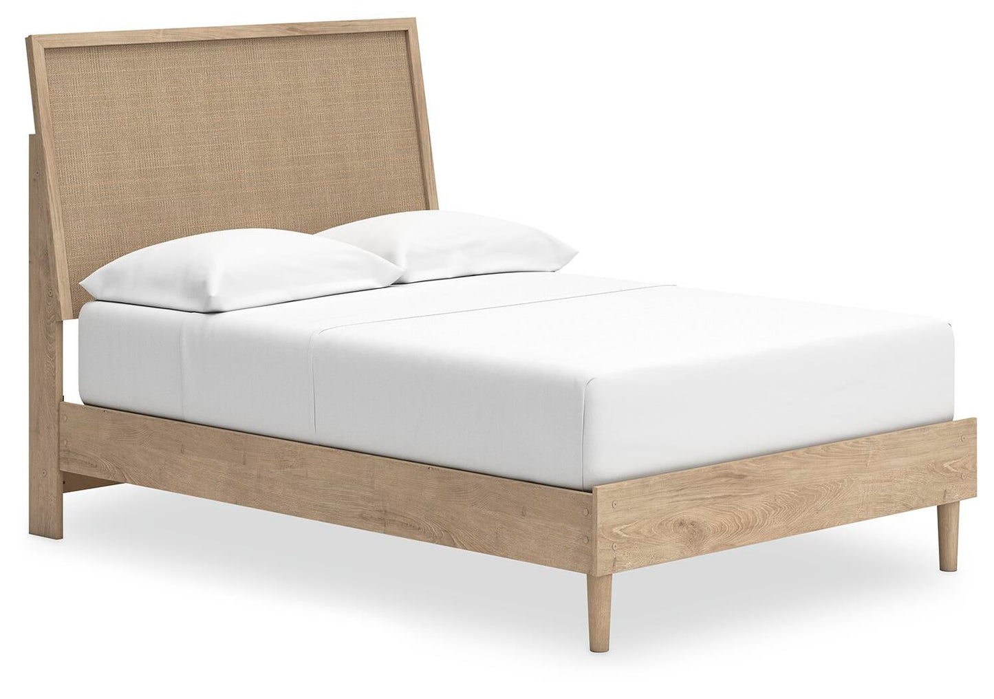 Cama Cielden de dos camas con cabecero y tocador con espejo
