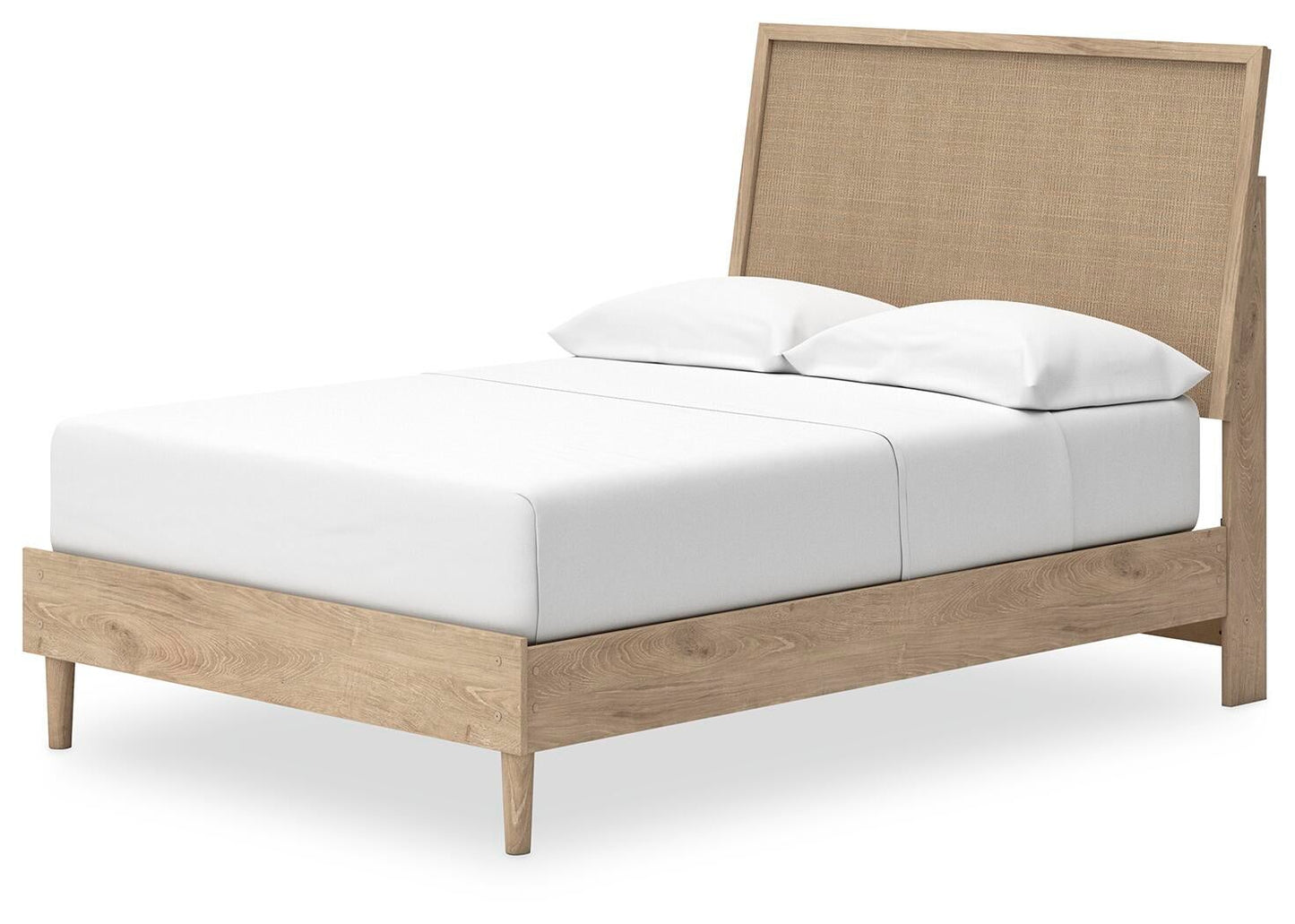 Cama Cielden de dos camas con cabecero y tocador con espejo