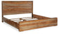 Cama tamaño king Dressonni con cabecero y tocador con espejo