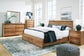Cama tamaño king Dressonni con cabecero y tocador con espejo