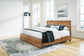 Cama tamaño king Dressonni con cabecero y tocador con espejo