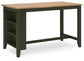 Mesa de comedor Gesthaven de altura de mostrador y 4 taburetes de bar