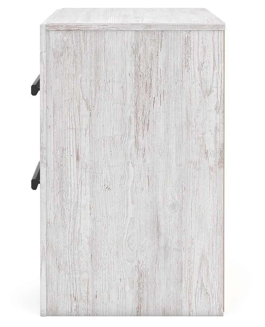 Cama Cayboni tamaño King con cabecero, tocador con espejo, cómoda y mesita de noche