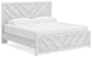 Cama Cayboni King con cabecero y tocador con espejo