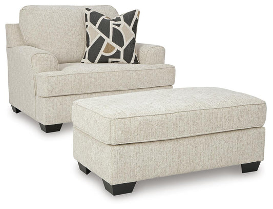Sillón y otomana Heartcort