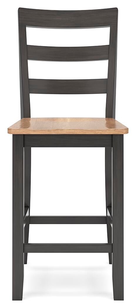 Mesa de comedor Gesthaven de altura de mostrador y 2 taburetes de bar