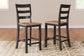 Mesa de comedor Gesthaven de altura de mostrador y 2 taburetes de bar