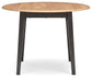Mesa de comedor Gestaven y 2 sillas