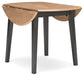 Mesa de comedor Gestaven y 2 sillas