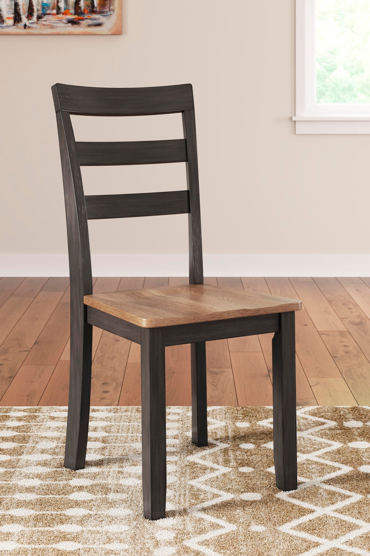 Mesa de comedor Gestaven y 2 sillas