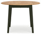 Mesa de comedor Gestaven y 2 sillas