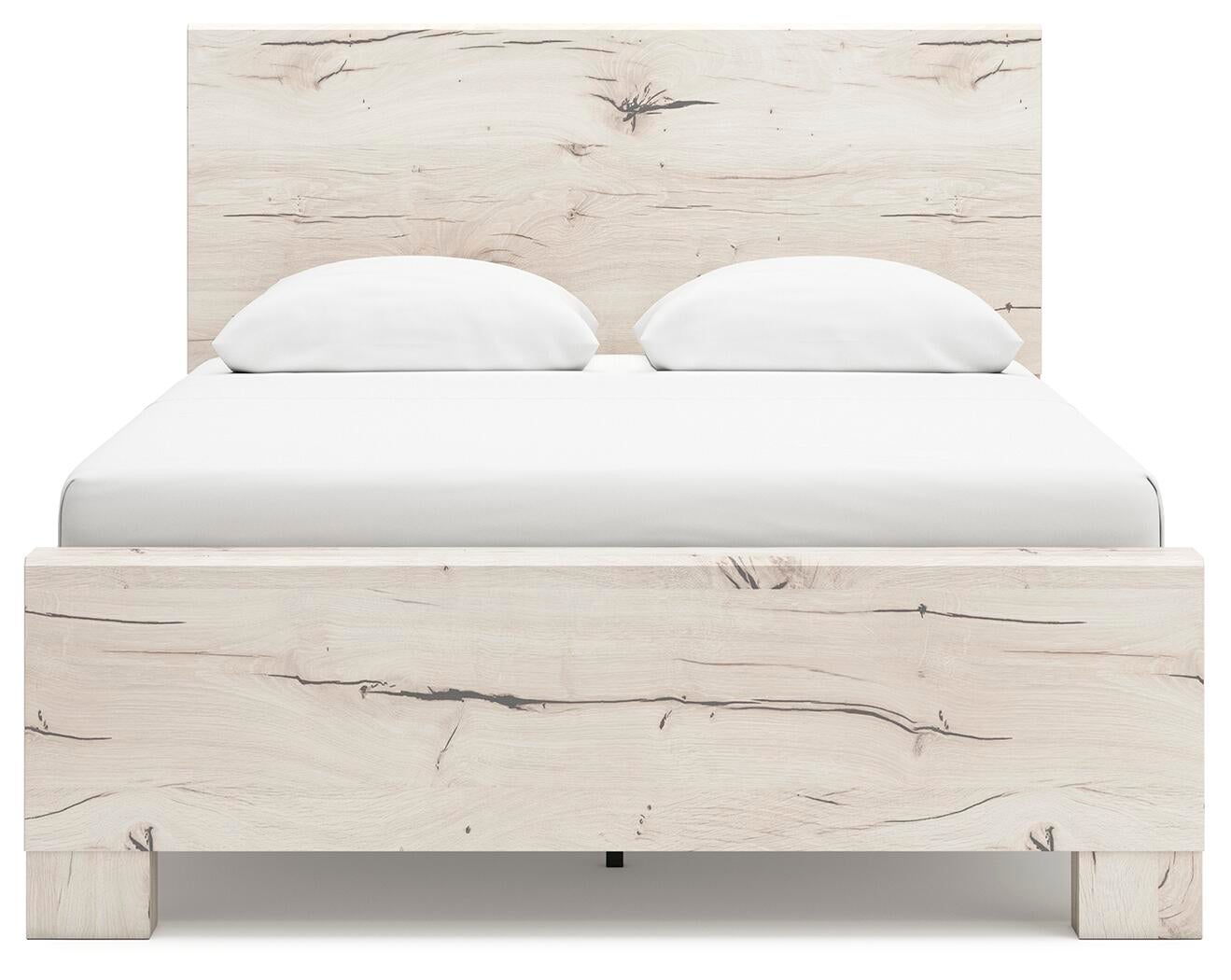 Cama Lawroy Queen con cabecero y tocador con espejo