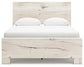 Cama Lawroy Queen con cabecero y tocador con espejo
