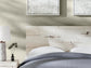 Cama Lawroy Queen con cabecero y tocador con espejo