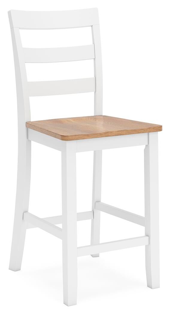 Mesa de comedor Gesthaven de altura de mostrador y 4 taburetes de bar