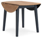 Mesa de comedor Gestaven y 2 sillas