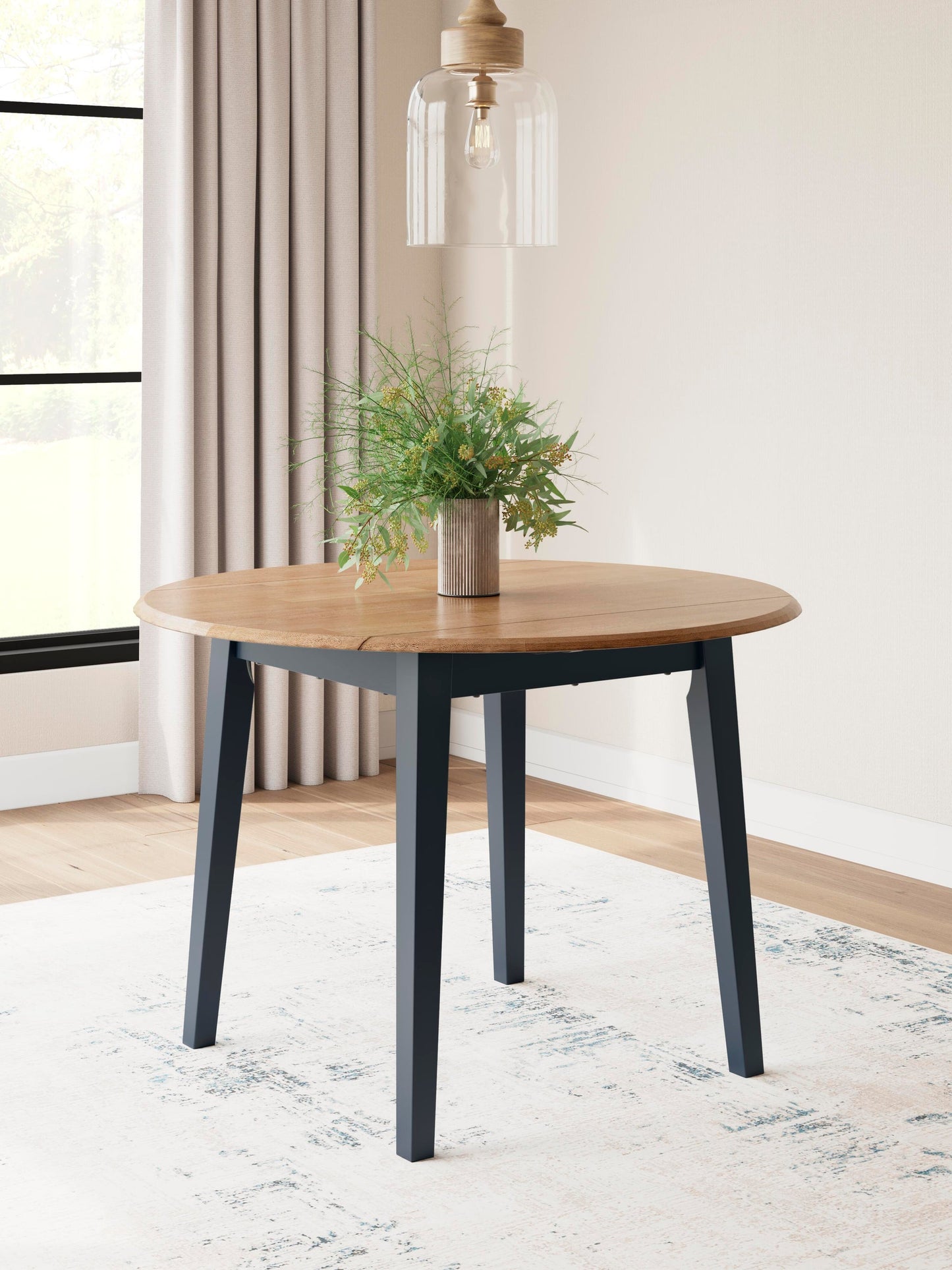 Mesa de comedor Gestaven y 2 sillas