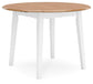 Mesa de comedor Gesthaven y 4 sillas