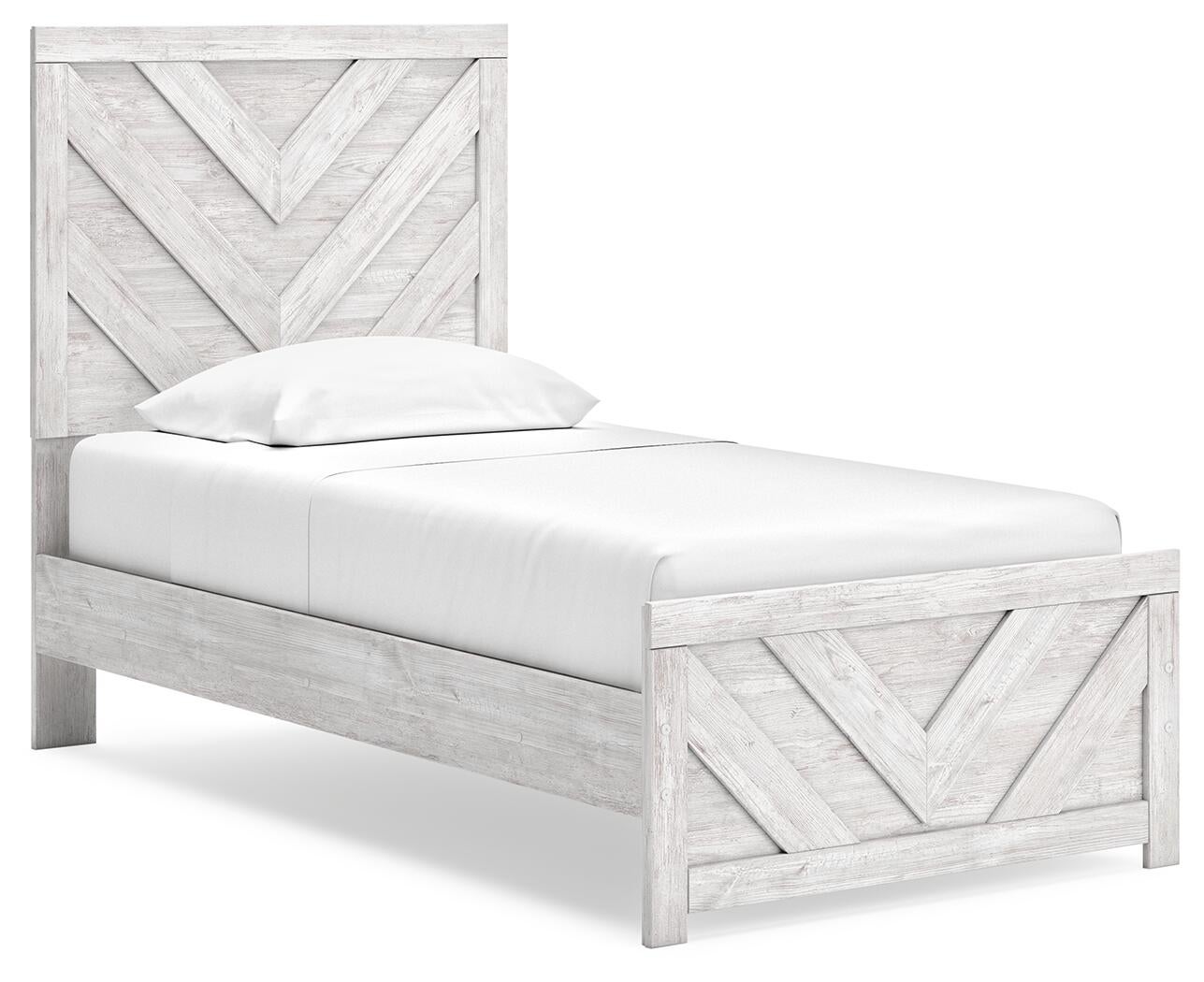 Cama doble Cayboni con tocador con espejo