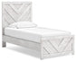 Cama doble Cayboni con tocador con espejo