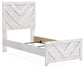 Cama doble Cayboni con tocador con espejo
