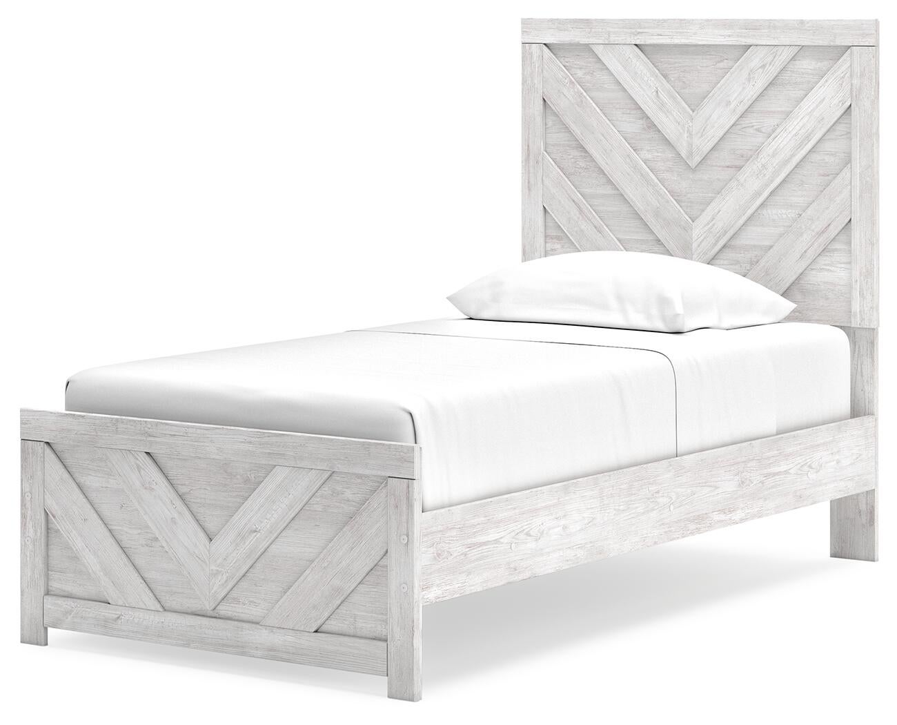 Cama doble Cayboni con tocador con espejo