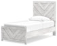 Cama doble Cayboni con tocador con espejo