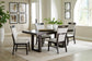 Mesa de comedor Neymorton y 4 sillas