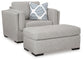 Sillón y otomana Evansley