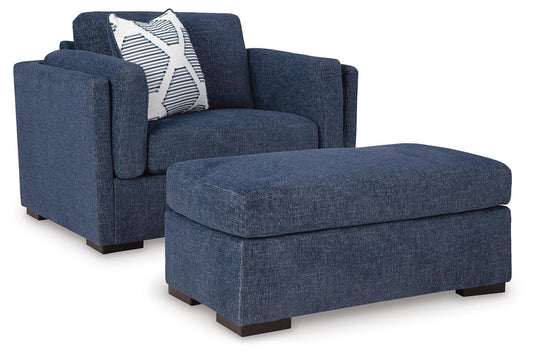 Sillón y otomana Evansley