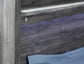 Cama individual Baystorm con tocador con espejo y mesita de noche