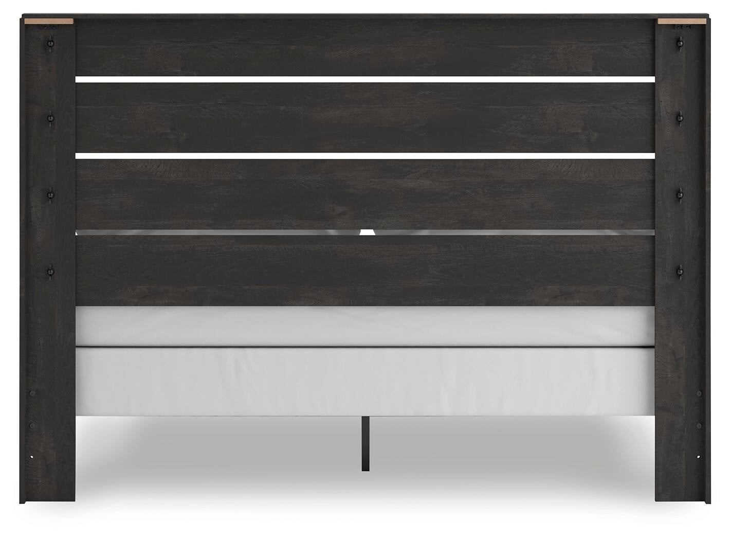 Hollivern King Panel Bed, Dresser, Mirror, Chest and Nightstand