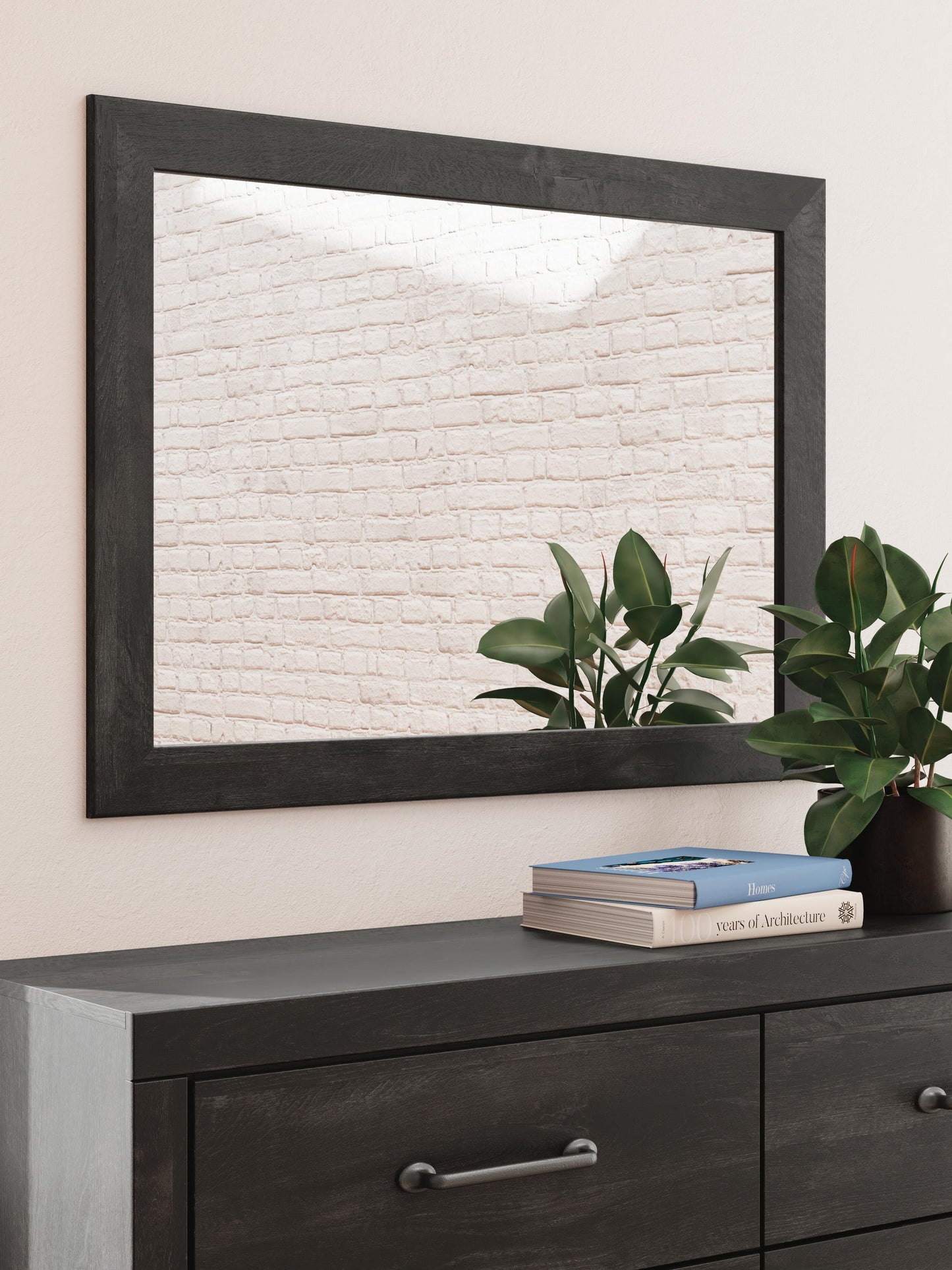 Hollivern Full Panel Storage Bed, Dresser, Mirror and Nightstand