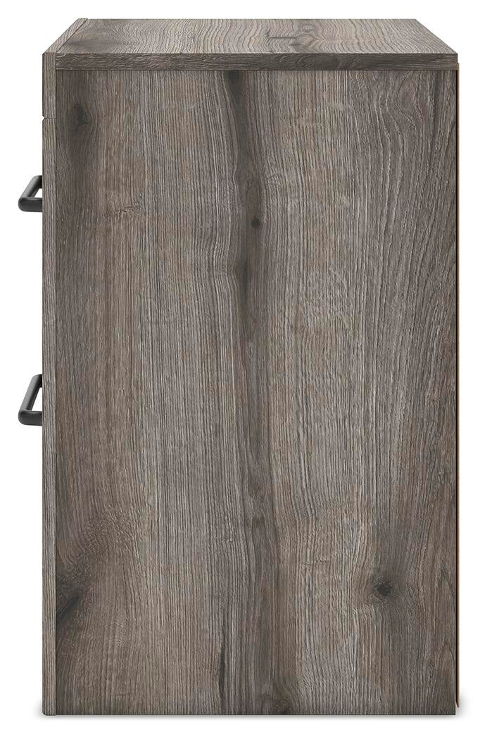 Graystorm King Panel Bed, Dresser, Mirror, Chest and Nightstand