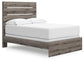 Graystorm Full Panel Bed, Dresser, Mirror, Chest and Nightstand
