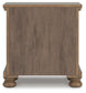 Feddinger Queen Storage Sleigh Bed with Mirrored Dresser and Nightstand