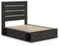 Hollivern Full Panel Bed with Storage, Dresser, Mirror, Chest and Nightstand