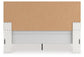 Zuraleus King Upholstered Panel Bed, Dresser and Mirror