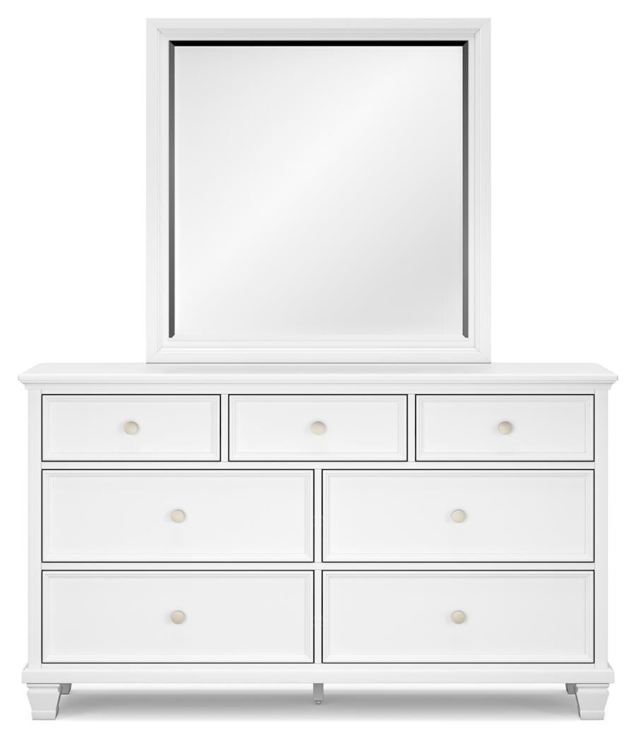 Fortman Full Panel Storage Bed, Dresser, Mirror and Nightstand