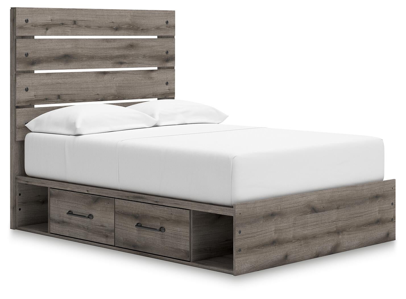 Urbanoore Full Panel Bed with Storage, Dresser, Mirror, Chest and Nightstand